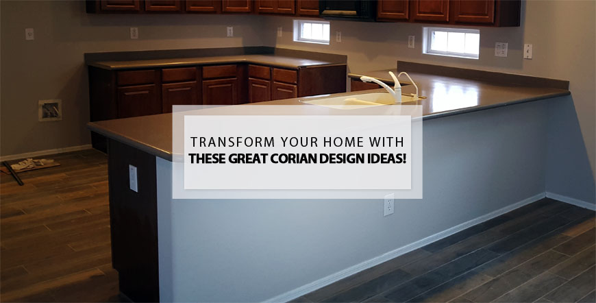 transform home great corian© design ideas
